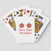 Tis The Season Casual Simple Poker Cards