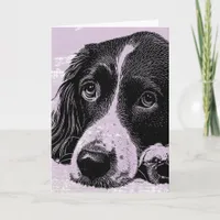 Vintage Dog, Birthday Card