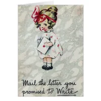 Vintage Letter You Promised Girl