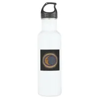 Whimsigoth Moon Print Stainless Steel Water Bottle