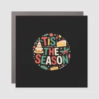 Christmas Tree Cute - Tis The Season Car Magnet