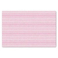 Cute Girly Pretty Pink White Pattern Tissue Paper