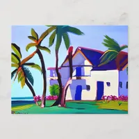 White Beach House | Just Saying Hello Postcard