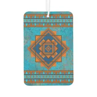 Southwest Mountain Peak Turquoise Geometric Design Air Freshener