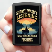 Golden Hour Fishing Dreams Zippo Lighter