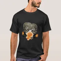 Funny Halloween Till Death Do Us Part Design T-Shirt