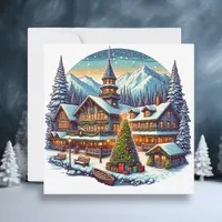 Leavenworth, Washington at Christmas Time Card