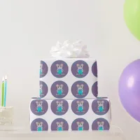Cute and elegant little mouse custom Birthday Wrapping Paper