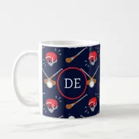 Hurling Player Gaelic Sport Monogram Coffee Mug