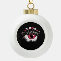 Whimsigoth Classic – Vintage Design Ceramic Ball Christmas Ornament