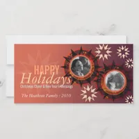 Earth Tribe Holiday New Year Photo Greeting Card