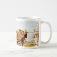 Ready For Work, Two Draft Horses Coffee Mug