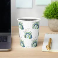 Watercolor Rainbow Pattern Paper Cups