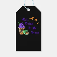 Eat Drink And Be Scary Halloween Minimal Clean Gift Tags