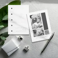 Tailored Black & White Wedding ID1090 Save The Date