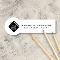 Add Your Logo Real Estate Agent Name Tag