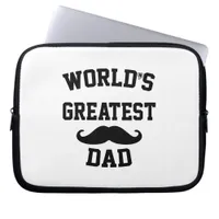 Worlds greatest dad laptop sleeve