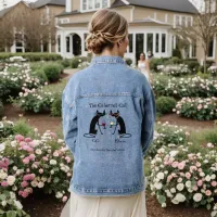 The Cabernet Cat and Blanca Denim Jacket