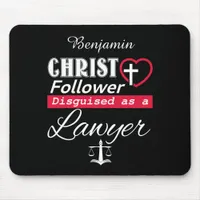 Christ Follower Disguised As A Lawyer Christian Mouse Pad