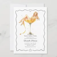 Veuve Before Vows Champagne Bachelorette Weekend Invitation