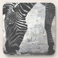 Zebra Crackle Coaster