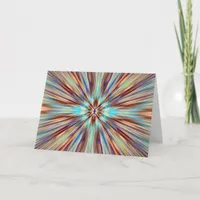 Colorful Abstract Digital Art, Birthday Card