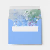 Abstract floral insert Stationery Colored Envelope