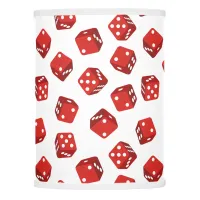 Red Dice Craps Game Casino Lamp Shade