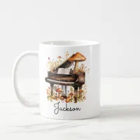 Personalized Grand Piano Mug – Custom Name 