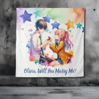 Will you Marry Me | Anime Marriage Proposal  Tapestry