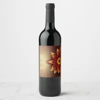 Eternal Bloom: A Timeless Celebration of Love Wine Label