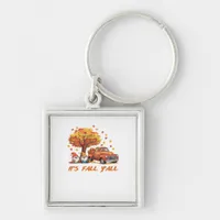 It’s Fall Y’all Pumpkin Gnome Autumn Tree Pumpkin  Keychain