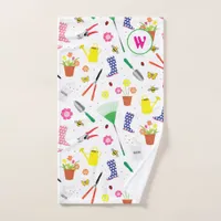 Gardener's Colourful Personalised Hand Towels