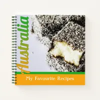 Australia Lamington Cake Aussie Recipe Notebook