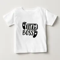 Tiny Boss - Mini Boss Lady  Baby T-Shirt