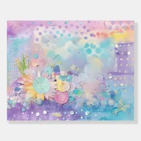 *~* UNICORN COLOR AP96 Reverse Pastel  FLOWERS  Foam Board