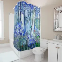 Blue Forest Shower Curtain