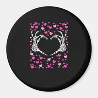Skeleton Hand Heart Valentines Day Funny Viral Magnet