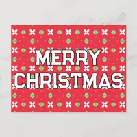 Geometric Christmas Pattern -