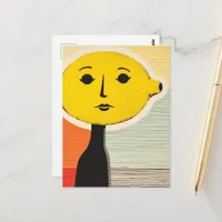 Person with a Lemon for a Head Postcard
