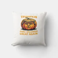 Halloween Trumpkin Make Halloween Great Again Throw Pillow