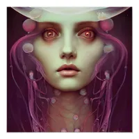 Jellyfish Woman  Poster