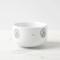 Botanical sphere soup mug