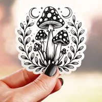 Mystical Mushroom Forest Sticker