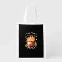 Tis Season For Tamales Christmas Mexican Food Outf Grocery Bag