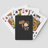 Leftovers Are For Quitters Thanksgiving Classic Fu Poker Cards