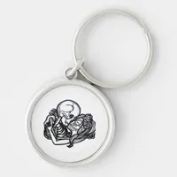 Till Death Do Us Part Classic – Spooky Skeleton Sl Keychain