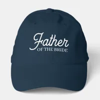 Simple Minimalist Elegant Father of the Bride Performance Cap