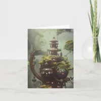 Steampunk Jungle Housing All Occasions Card