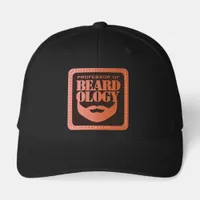 Funny Hairy Professor of Beardology Leather Patch Hat